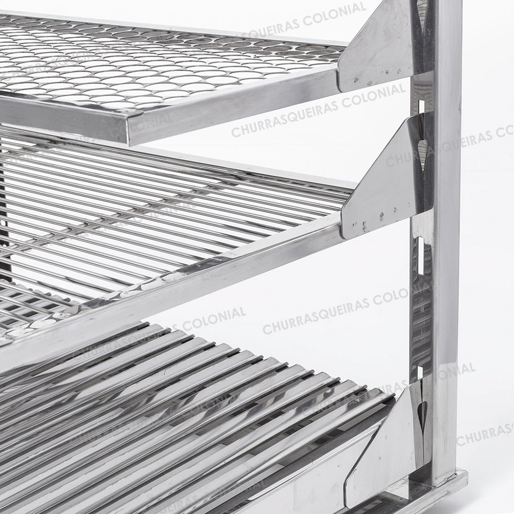 Aqui você encontra grill em aço inox para churrasqueira a pronta entrega de várias medidas e modelos. Clique e conheça a Colonial Churrasqueiras