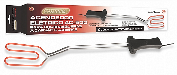 Aqui você encontra acendedor elétrico de carvão alem de uma grande variedade de acessórios para churrasco. Clique e confira