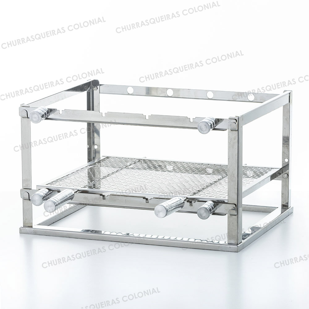 Aqui você encontra grill em aço inox para churrasqueira a pronta entrega de várias medidas e modelos. Clique e conheça a Colonial Churrasqueiras