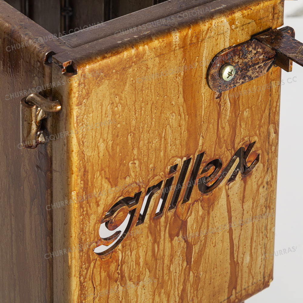 Fire Box com parrilla em vários modelos e medidas a pronta entrega, alem de uma grande variedade de acessórios para churrasco. Clique e confira