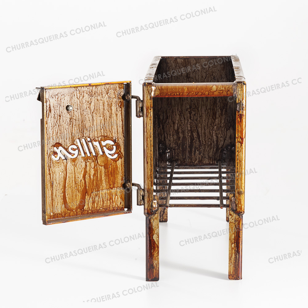 Fire Box com parrilla em vários modelos e medidas a pronta entrega, alem de uma grande variedade de acessórios para churrasco. Clique e confira