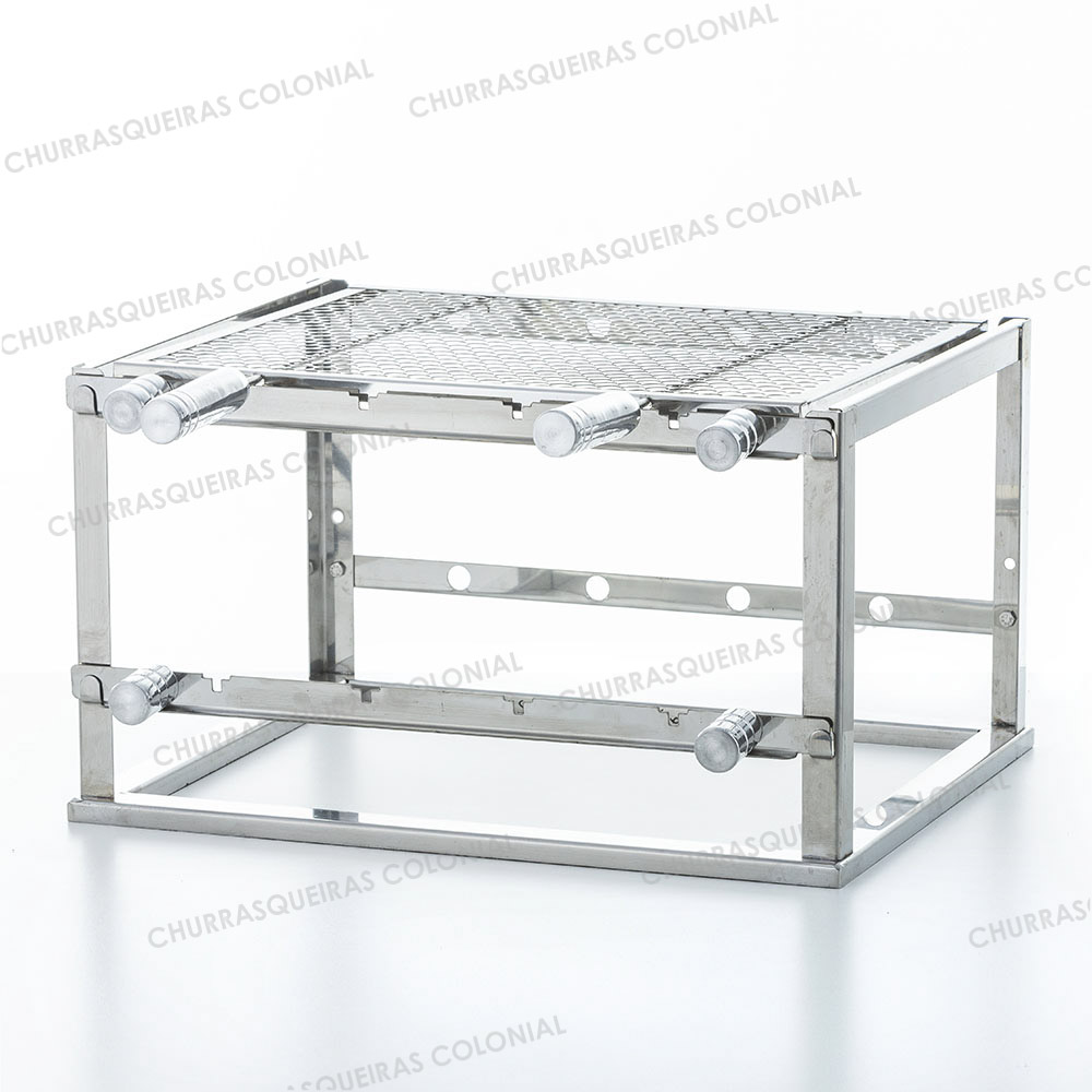 Aqui você encontra grill em aço inox para churrasqueira a pronta entrega de várias medidas e modelos. Clique e conheça a Colonial Churrasqueiras