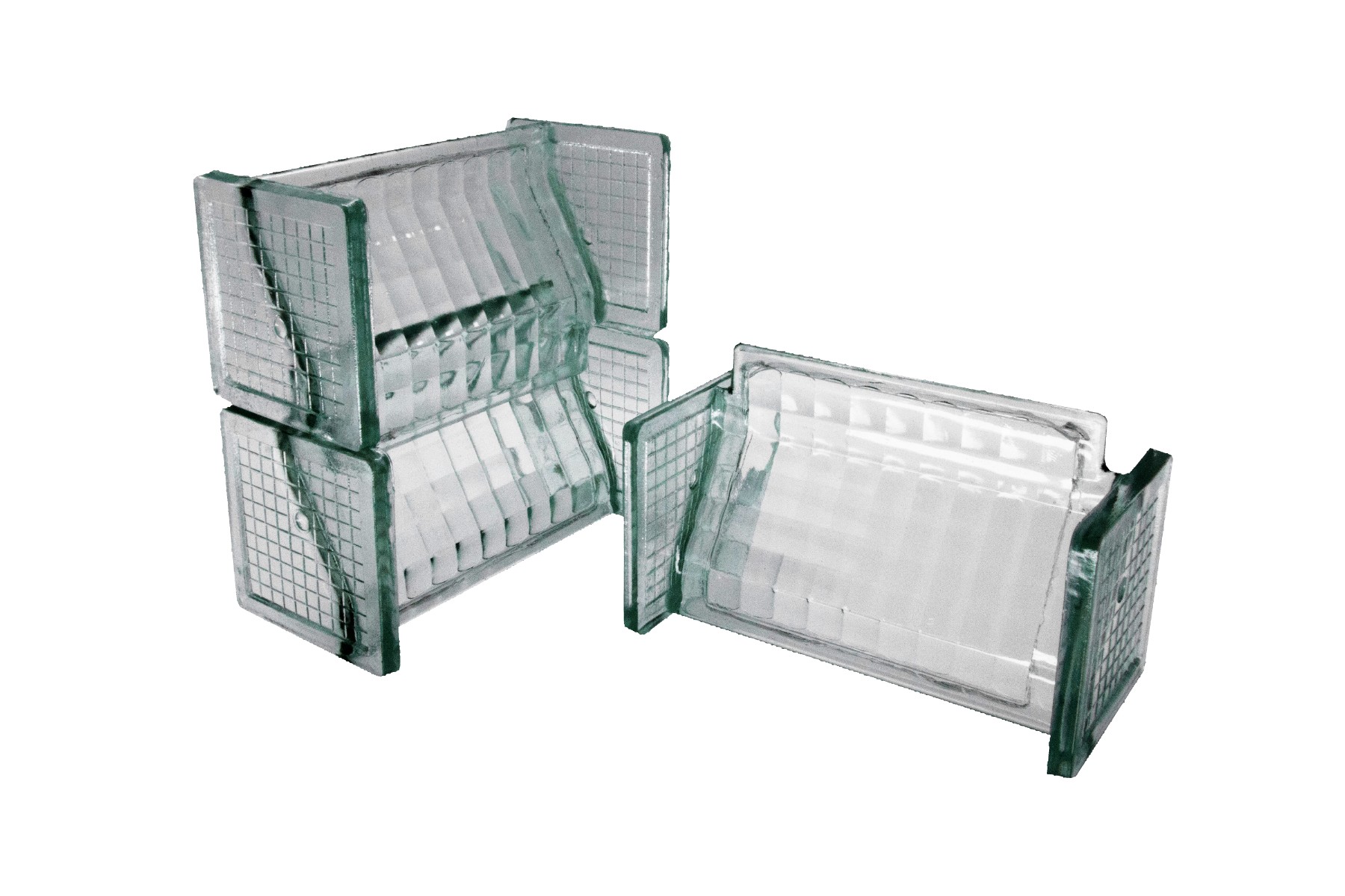 Aqui você encontra elemento vazado e veneziana de vidro de vários modelos e medidas. Clique e confira