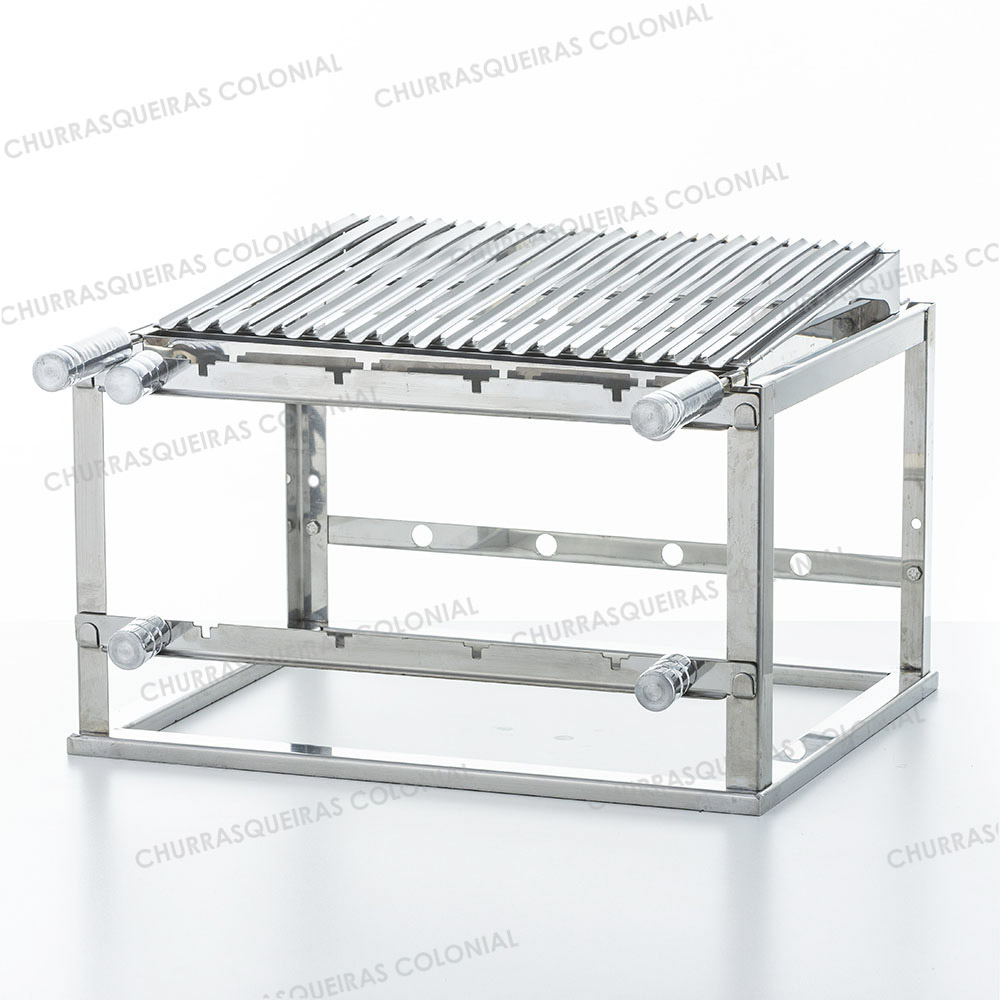 Aqui você encontra grill em aço inox para churrasqueira de tijolo a vista de várias medidas e modelos. Clique e conheça a Colonial Churrasqueiras